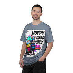 Hoppy Vibes Only T-Shirt — Graffiti Bunny Easter Graphic Tee