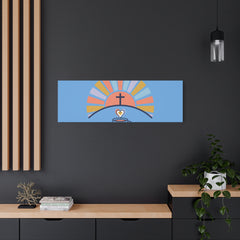 He Is Risen I'm Still Waking Up Canvas | Christian Easter decor, faith-based humor