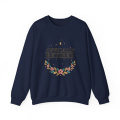 Officially Retired Floral Crewneck Sweatshirt | retirement gifts for women, personalized retirement gifts