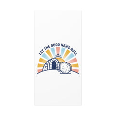 Let the Good News Roll Canvas | Christian Easter decor, He Is Risen wall art