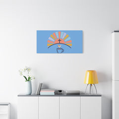 He Is Risen I'm Still Waking Up Canvas | Christian Easter decor, faith-based humor