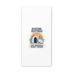 Easter: The Original Plot Twist Canvas | Christian Easter, He Is Risen
