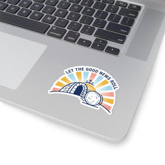 Let the Good News Roll Kiss-Cut Sticker | Christian Easter, He Is Risen