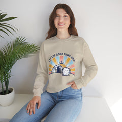 Let the Good News Roll Sweatshirt | Christian Easter, He Is Risen