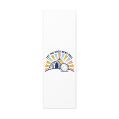 Let the Good News Roll Canvas | Christian Easter decor, He Is Risen wall art