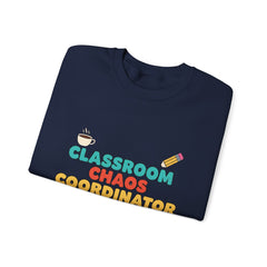 Classroom Chaos Coordinator Unisex Heavy Blend™ Crewneck Sweatshirt