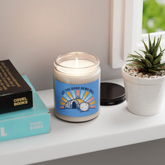 Let the Good News Roll Candle | Christian Easter soy candle, He Is Risen