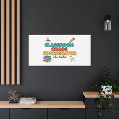 Classroom Chaos Coordinator Canvas | Teacher Appreciation, Teacher Gifts