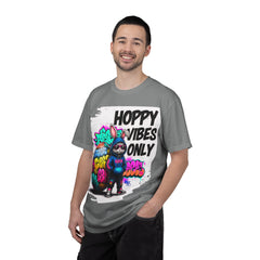 Hoppy Vibes Only T-Shirt — Graffiti Bunny Easter Graphic Tee