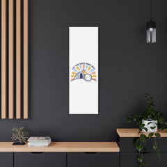 Let the Good News Roll Canvas | Christian Easter decor, He Is Risen wall art