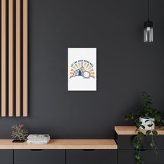 Let the Good News Roll Canvas | Christian Easter decor, He Is Risen wall art