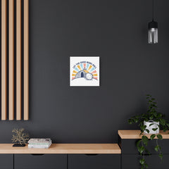 Let the Good News Roll Canvas | Christian Easter decor, He Is Risen wall art